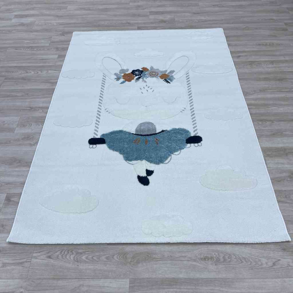 سجاد تركي اطفال كيدز A1561A اللون كريم مقاس 200*290