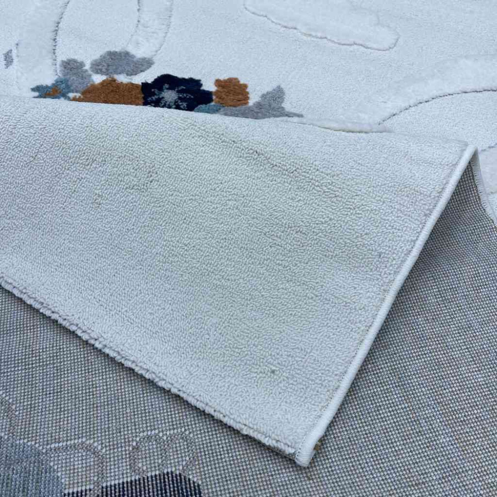 سجاد تركي اطفال كيدز A1561A اللون كريم مقاس 200*290