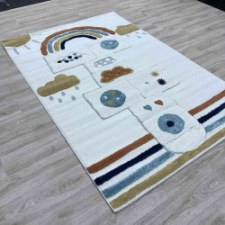 سجاد تركي اطفال كيدز A1567A اللون كريم مقاس 200*290 سجاد تركي اطفال كيدز A1567A اللون كريم مقاس 200*290