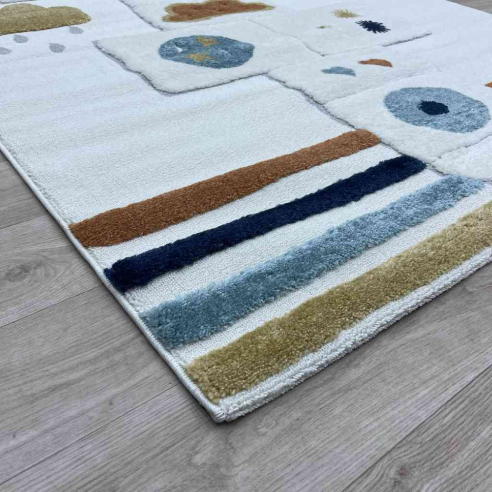 سجاد تركي اطفال كيدز A1567A اللون كريم مقاس 200*290