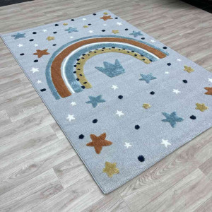 سجاد تركي اطفال كيدز A1570A اللون كريم مقاس 200*290