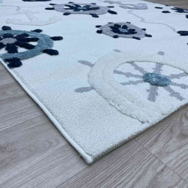 سجاد تركي اطفال كيدز A2699A اللون كريم مقاس 80*150