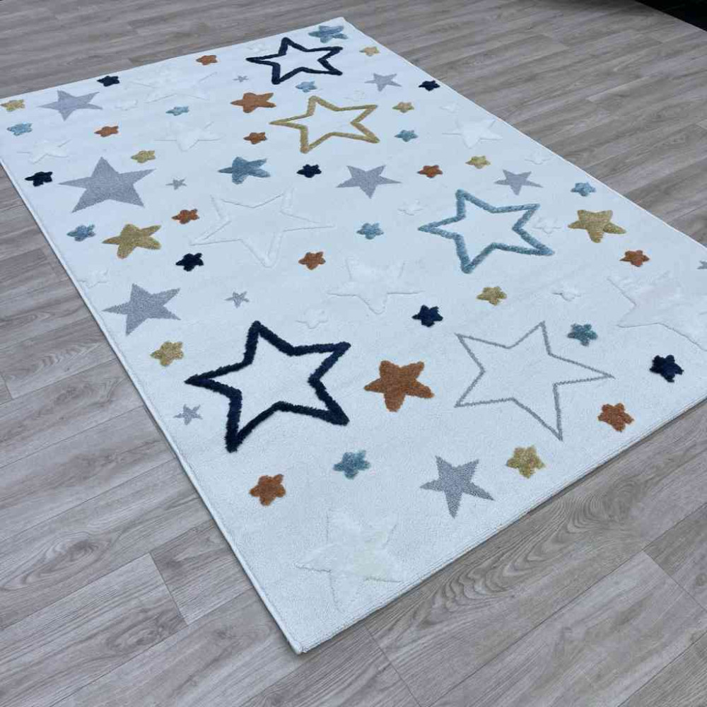 سجاد تركي اطفال كيدز A2700A اللون كريم مقاس 80*150 سجاد تركي اطفال كيدز A2700A اللون كريم مقاس 80*150