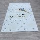 Turkish Kids Carpet A2703A Cream Color Size 80*150