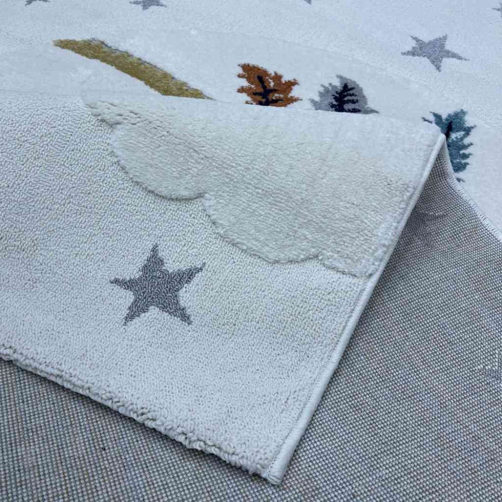 سجاد تركي اطفال كيدز A2703A اللون كريم مقاس 200*290 سجاد تركي اطفال كيدز A2703A اللون كريم مقاس 200*290