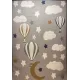 سجاد تركي اطفال كيدز بلاس 441558A اللون رصاصي فاتح مقاس 200*300