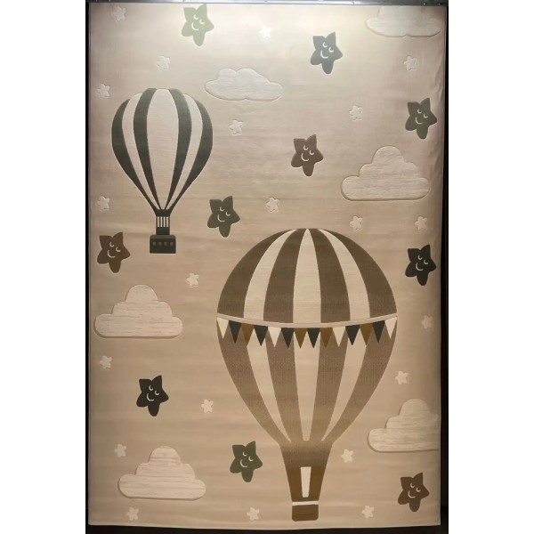 سجاد تركي اطفال كيدز بلاس 41561A اللون كريم مقاس 150*220