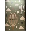 Turkish childrens rug Kids Plus 41561A Light green size 150*220