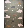 سجاد تركي اطفال كيدز بلاس 41565A اللون اخضر فاتح مقاس 150*220