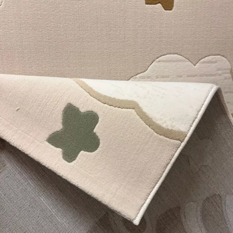 سجاد تركي اطفال كيدز بلاس 42365A اللون كريم مقاس 200*300