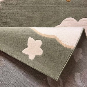 سجاد تركي اطفال كيدز بلاس 42365A اللون اخضر فاتح مقاس 150*220