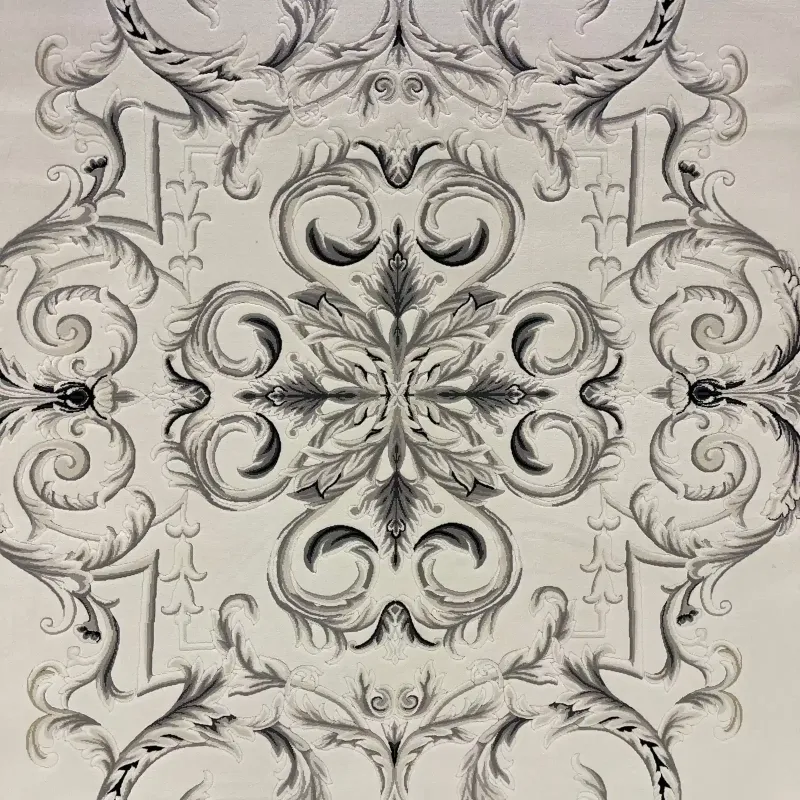 سجاد تركي لندن 41249A كريم اسود مقاس 200*300