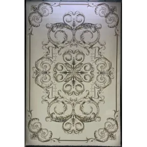 سجاد تركي لندن 41249A كريم اخضر مقاس 250*350