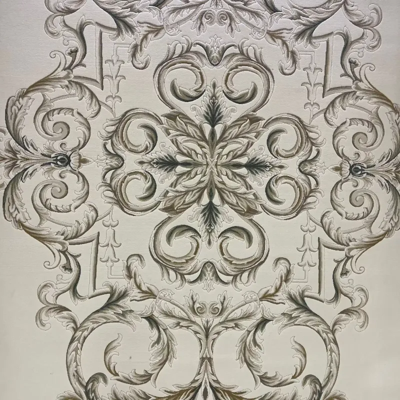 سجاد تركي لندن 41249A كريم اخضر مقاس 250*350