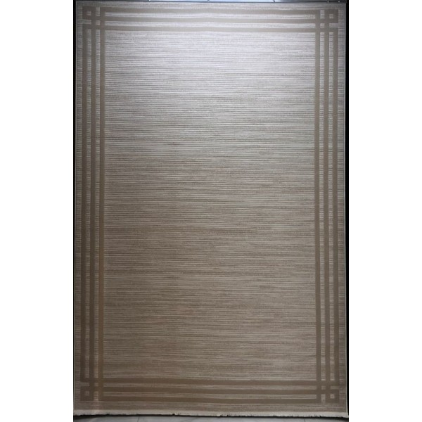 Modern Turkish Hotel Rugs Lauren F414C Cream Beige Size 80*150