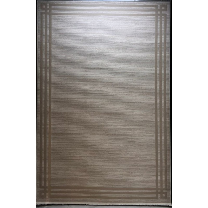 سجاد تركي مودرن فندقي لورين F414C كريم بيج مقاس 100*200