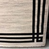 Modern Turkish Hotel Rugs Lauren F414C Cream black Size 80*150
