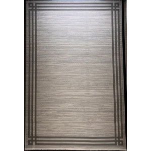 سجاد تركي مودرن فندقي لورين F414C كريم رصاصي مقاس 80*150