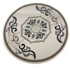 سجاد تركي لافندر N0598A اسود دائري مقاس 200*200