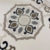 سجاد تركي لافندر N0598A اسود دائري مقاس 200*200