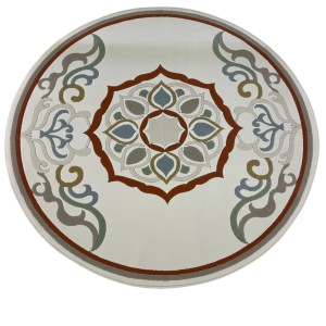 سجاد تركي لافندر N0598A تيرا دائري مقاس 200*200