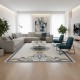 سجاد تركي لافندر N0598A رصاصي ميكس مقاس 50*80