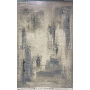 سجاد تركي مودرن لافيش 37842A كريم سماوي مقاس 150*220