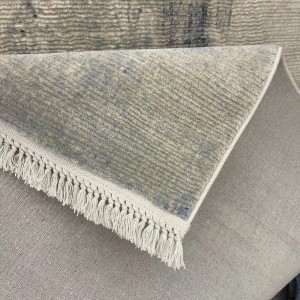 سجاد تركي مودرن لافيش 37842A كريم سماوي مقاس 150*220