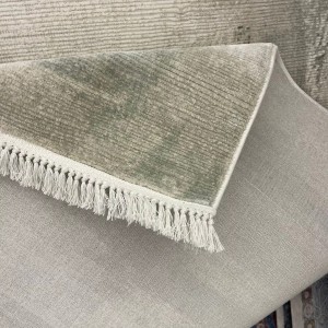 سجاد تركي مودرن لافيش 37842A كريم اخضر مقاس 150*220