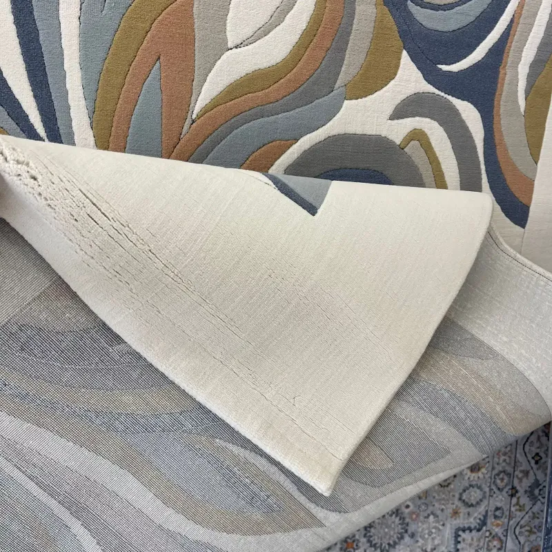 سجاد لوتس تركي AA191A سماوي مقاس 300*400 - سجاد فرنسي شرقي