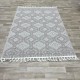 Turkish louvre burlap carpet C583A brown beige size 200*300