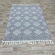 Turkish louvre burlap carpet C583A gray size 150*220