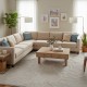 سجاد خيش لوفر تركي E089A كريم مقاس 300*400