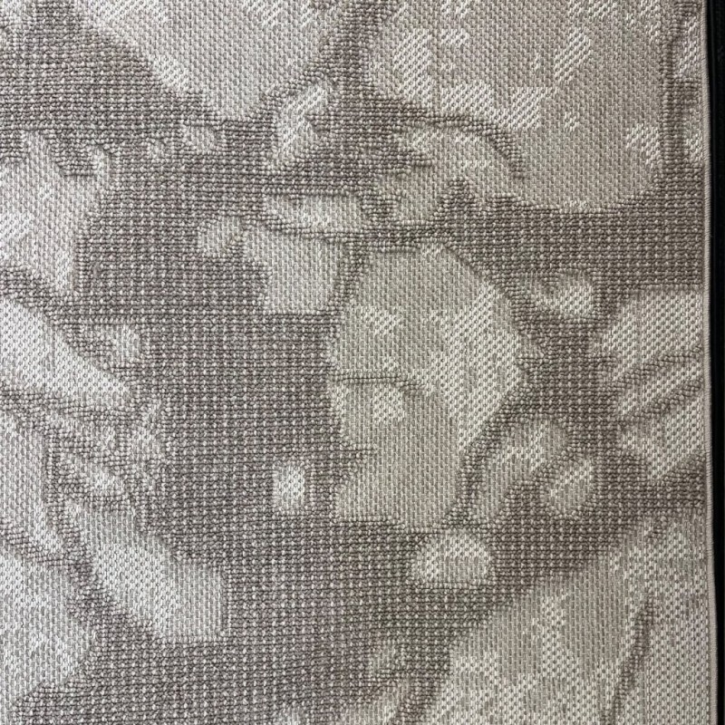 سجاد خيش لوفر تركي E089A بني فاتح مقاس 300*400