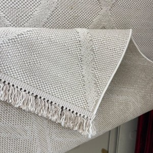 سجاد خيش لوفر تركي E091A كريم مقاس 300*400