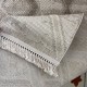 سجاد خيش لوفر تركي E091A رصاصي فاتح مقاس 50*80