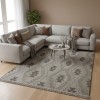 Turkish Loafer Jute Rug E094A Light brown beige Size 100*200