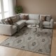 سجاد خيش لوفر تركي E094A بني فاتح بيج مقاس 50*80