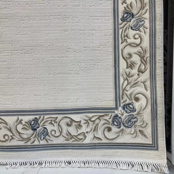 سجاد تركي مدريد 41135A سماوي مقاس 200*300