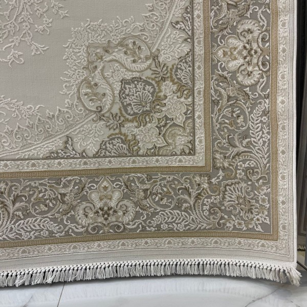 Marbilla Turkish Rug 40005C golden Size 100x300
