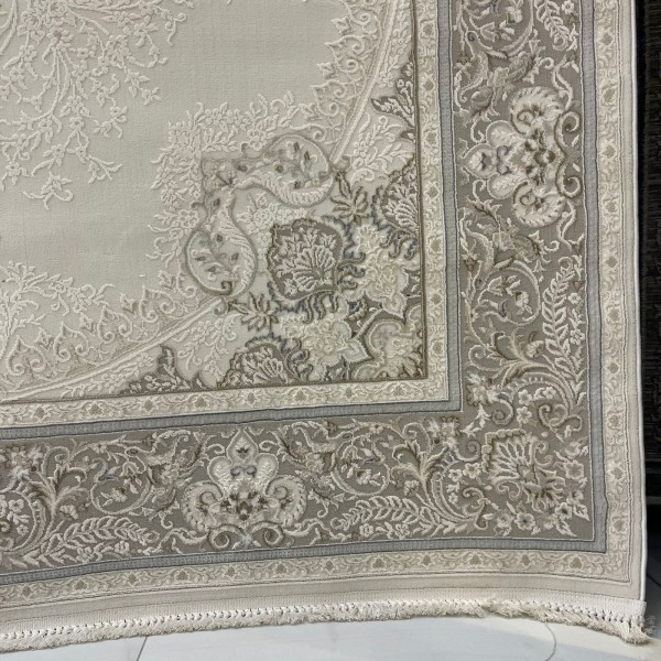 Marbilla Turkish Rug 40005C gray Size 250*350