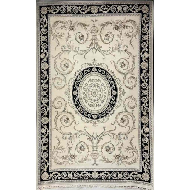 Mehran Turkish Carpet 40288A black Size 100*300