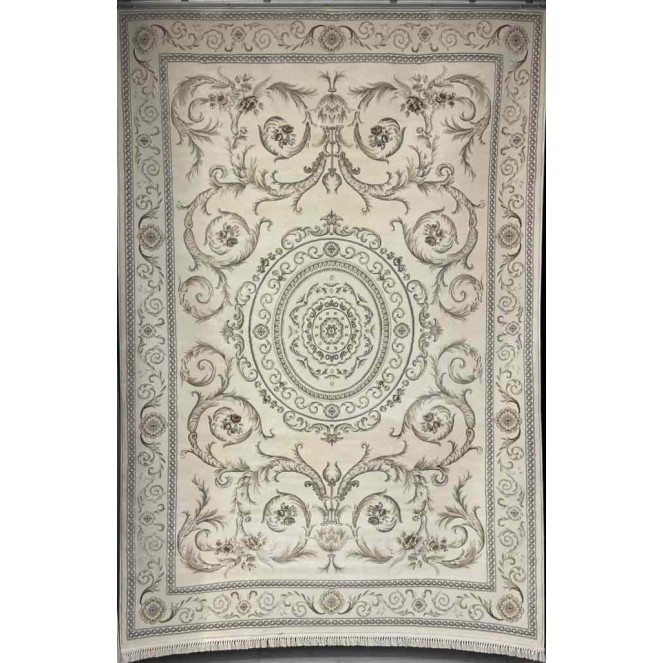 Mehran Turkish Carpet 40288A cream Size 400*500