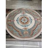 سجاد تركي هيلتون 43759A كريم اكوا دائري مقاس 150*150 سم