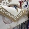 سجاد تركي لومي HN72B ابيض ذهبي مقاس 100*200