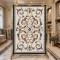 سجاد تركي لومي HN72B ابيض كحلي مقاس 300*400
