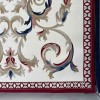 سجاد تركي لومي HN72B ابيض احمر مقاس 200*300