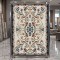 سجاد تركي مولر HN75B ابيض كحلي مقاس 80*150