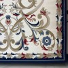سجاد تركي مولر HN75B ابيض كحلي مقاس 80*150