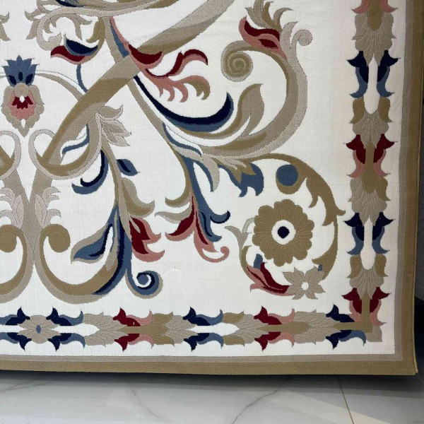 سجاد تركي مولر HN75B ابيض ذهبي مقاس 50*80